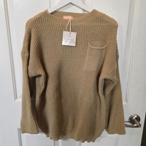 Magnolia Tan Knit Pullover